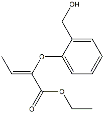2-[2-(Hydroxymethyl)phenoxy]-2-butenoic acid ethyl ester