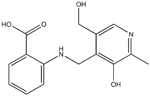 2-[[(5-(Hydroxymethyl)-2-methyl-3-hydroxypyridin-4-yl)methyl]amino]benzoic acid