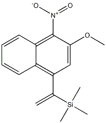 2-Methoxy-1-nitro-4-[1-(trimethylsilyl)ethenyl]naphthalene