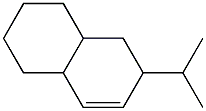 1,2,3,4,4a,5,6,8a-Octahydro-6-isopropylnaphthalene Structure