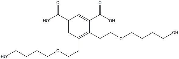 4,5-Bis(7-hydroxy-3-oxaheptan-1-yl)isophthalic acid