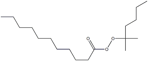 Undecaneperoxoic acid 1,1-dimethylpentyl ester Structure