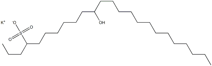 11-Hydroxytetracosane-4-sulfonic acid potassium salt