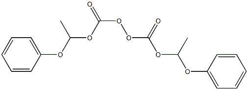 Peroxydicarbonic acid di(1-phenoxyethyl) ester Struktur