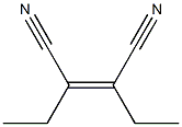 (Z)-2,3-Diethyl-2-butenedinitrile Structure
