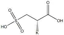 [S,(-)]-2-Potassiosulfopropionic acid 结构式
