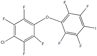 1-(4-Iodo-2,3,5,6-tetrafluorophenoxy)-4-chloro-2,3,5,6-tetrafluorobenzene Structure