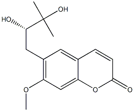 6-[(2S)-2,3-Dihydroxy-3-methylbutyl]-7-methoxy-2H-1-benzopyran-2-one