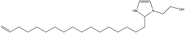 2-(16-Heptadecenyl)-4-imidazoline-1-ethanol Structure