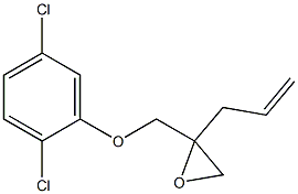 2,5-Dichlorophenyl 2-allylglycidyl ether 结构式