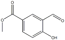 3-Formyl-4-hydroxybenzoic acid methyl ester Structure