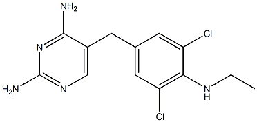  5-[[3,5-Dichloro-4-(ethylamino)phenyl]methyl]-2,4-pyrimidinediamine