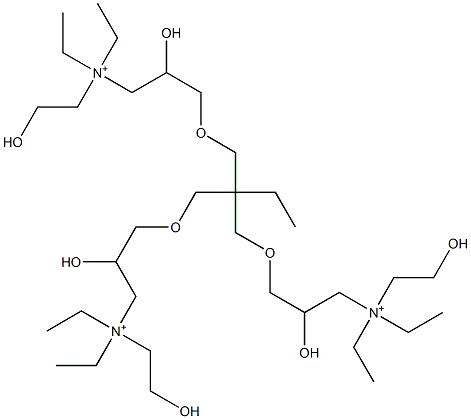 5,5',5''-(Propane-1,1,1-triyl)tris[N,N-diethyl-N-(2-hydroxyethyl)-2-hydroxy-4-oxa-1-pentanaminium]