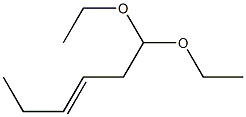 3-Hexenal diethyl acetal 结构式