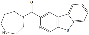 3-(1,4-Diazacycloheptan-1-ylcarbonyl)[1]benzothieno[2,3-c]pyridine|