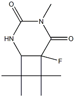 6-Fluoro-4,7,7,8,8-pentamethyl-2,4-diazabicyclo[4.2.0]octane-3,5-dione