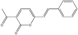 3-Acetyl-6-[(E)-2-phenylethenyl]-2H-pyran-2-one