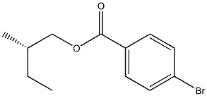 (+)-p-Bromobenzoic acid (S)-2-methylbutyl ester Struktur