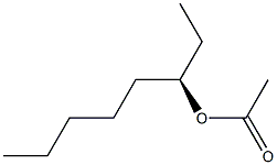 Acetic acid (1R)-1-ethylhexyl ester Structure