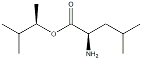 (R)-2-Amino-4-methylpentanoic acid (R)-1,2-dimethylpropyl ester Struktur