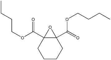 7-Oxabicyclo[4.1.0]heptane-1,6-dicarboxylic acid dibutyl ester Structure