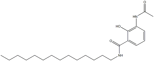 2-Hydroxy-3-acetylamino-N-tetradecylbenzamide