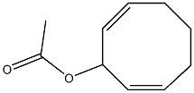 Acetic acid 1,4-cyclooctadien-3-yl ester Struktur