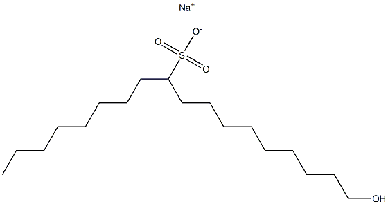 18-Hydroxyoctadecane-9-sulfonic acid sodium salt|