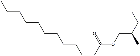 (-)-Lauric acid (R)-2-methylbutyl ester Struktur