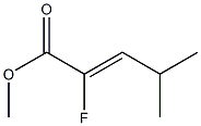 (Z)-2-Fluoro-4-methyl-2-pentenoic acid methyl ester