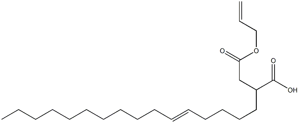 2-(5-Hexadecenyl)succinic acid 1-hydrogen 4-allyl ester 结构式