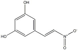 5-[(E)-2-Nitroethenyl]resorcinol 结构式