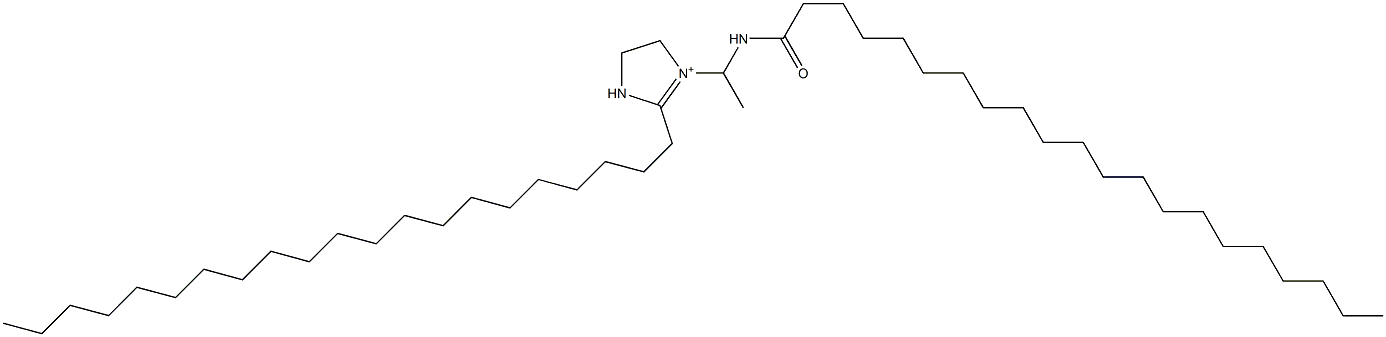 1-[1-(Henicosanoylamino)ethyl]-2-henicosyl-1-imidazoline-1-ium Struktur