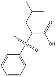 2-Phenylsulfonyl-4-methylpentanoic acid