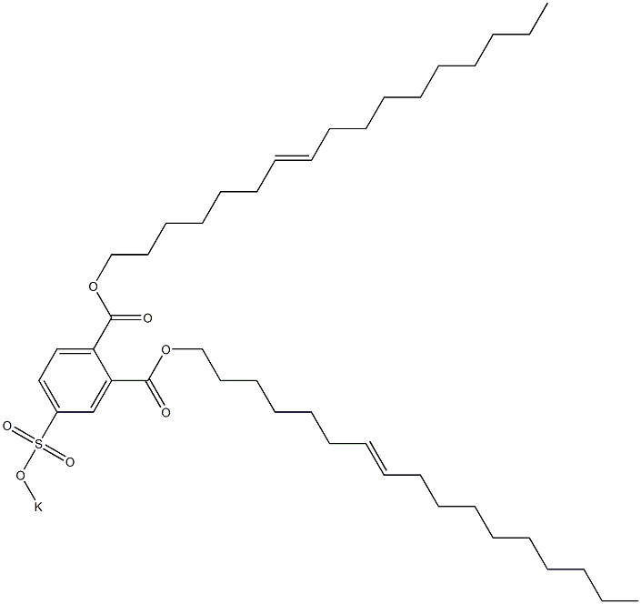 4-(Potassiosulfo)phthalic acid di(7-heptadecenyl) ester