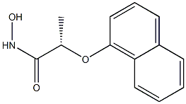 [S,(+)]-2-(1-Naphtyloxy)propanehydroxamic acid 结构式