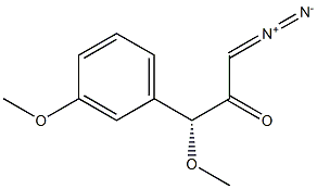 [R,(+)]-3-Diazo-1-methoxy-1-(m-methoxyphenyl)-2-propanone