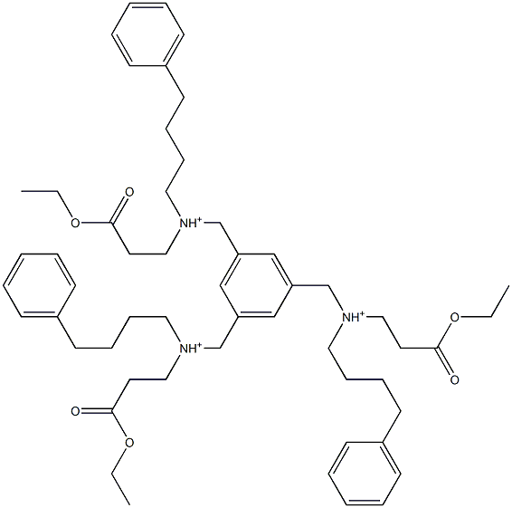 1,3,5-Benzenetriyltris[N-[2-(ethoxycarbonyl)ethyl]-N-(4-phenylbutyl)methanaminium]