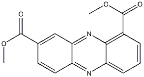 1,8-Phenazinedicarboxylic acid dimethyl ester Structure