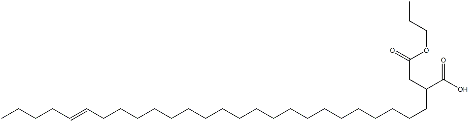 2-(21-Hexacosenyl)succinic acid 1-hydrogen 4-propyl ester,,结构式