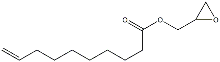 9-Decenoic acid glycidyl ester Structure