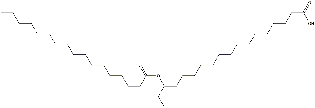 16-Heptadecanoyloxystearic acid Structure
