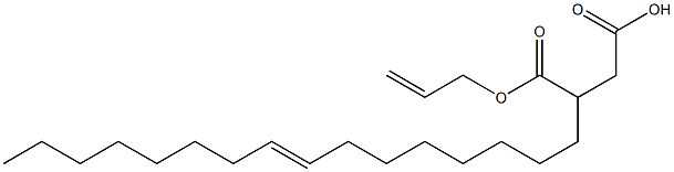 3-(8-Hexadecenyl)succinic acid 1-hydrogen 4-allyl ester Struktur