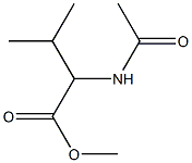 2-(Acetylamino)-3-methylbutanoic acid methyl ester 结构式