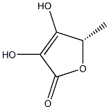 (5S)-3,4-Dihydroxy-5-methylfuran-2(5H)-one Struktur