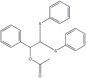 1-Acetoxy-1-phenyl-2,2-bis(phenylthio)ethane Structure