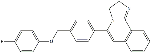 5-[4-(4-Fluorophenyloxymethyl)phenyl]-2,3-dihydroimidazo[2,1-a]isoquinoline|