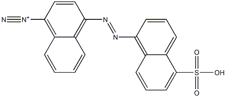 4-[(5-Sulfo-1-naphtyl)azo]-1-naphthalenediazonium