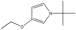 1-tert-Butyl-3-(ethyloxy)-1H-pyrrole Structure