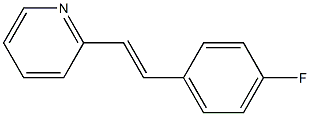 2-(4-Fluorostyryl)pyridine Structure